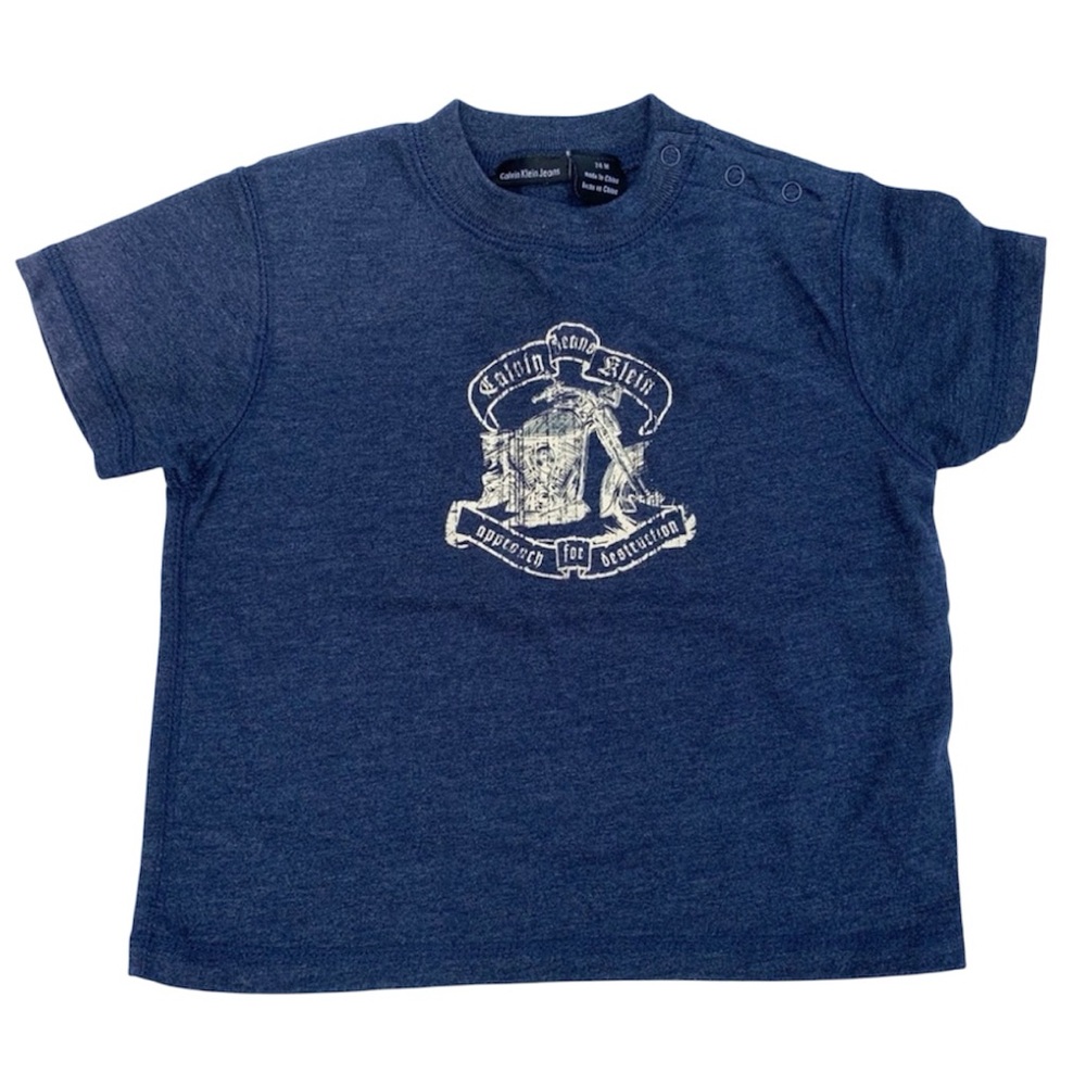 CALVIN KLEIN JEANS Motorcycle Theme Top, Boys Size 24m